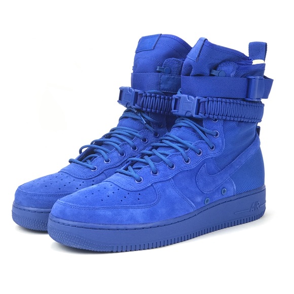 Nike Air Mens SF AF1 Game Royal Blue Boots Sz 9-13 - Picture 5 of 8